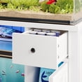 thumbnail image 4 of DreamCurship 55-75 Gallon Fish Tank Stand with LED Lights, 52" Aquarium Stand with Power Outlets, Heavy Duty Tank Stand for 2 Fish Tank, White, 4 of 6