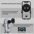 thumbnail image 5 of Wireless Car Charger,15W Automatic Clamping Car Phone Holder, Air Vent Dash Windshield Cute Car Mount for iPhone 14/14 Pro/13/13 Pro/12 pro/12/11/X/8, Samsung S20/S10/S9/S8/Note10/Note9,etc. (Silver), 5 of 7