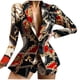 thumbnail image 1 of Puntoco Conjunto de pantalones cortos y tops de manga con cuello vuelto estampado para mujer de dos piezas Liquidación Puntoco Puntoco-6019, 1 of 7