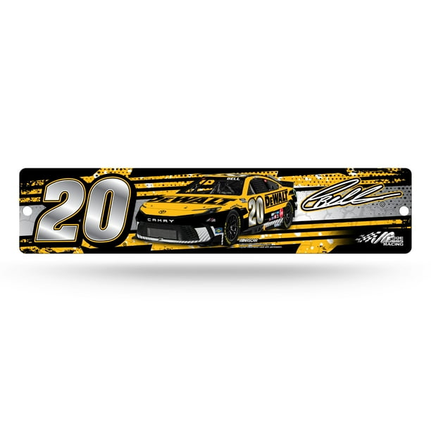 Plaque De Rue Métal NASCAR Joey Logano 38x10 Cm – Déco Officielle Pour Chambre, Bureau Ou Man Cave