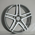 thumbnail image 2 of UCS AUTOPARTS Alloy 18" Wheel 5x112 Pattern 18x8.5" 5 Lugs, Silver for Mercedes Benz, 4 Pack, 2 of 2