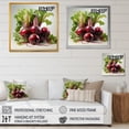 thumbnail image 4 of Designart "Deep Red Beetroot Underneath" Animals Bee Wall Decor, 4 of 7
