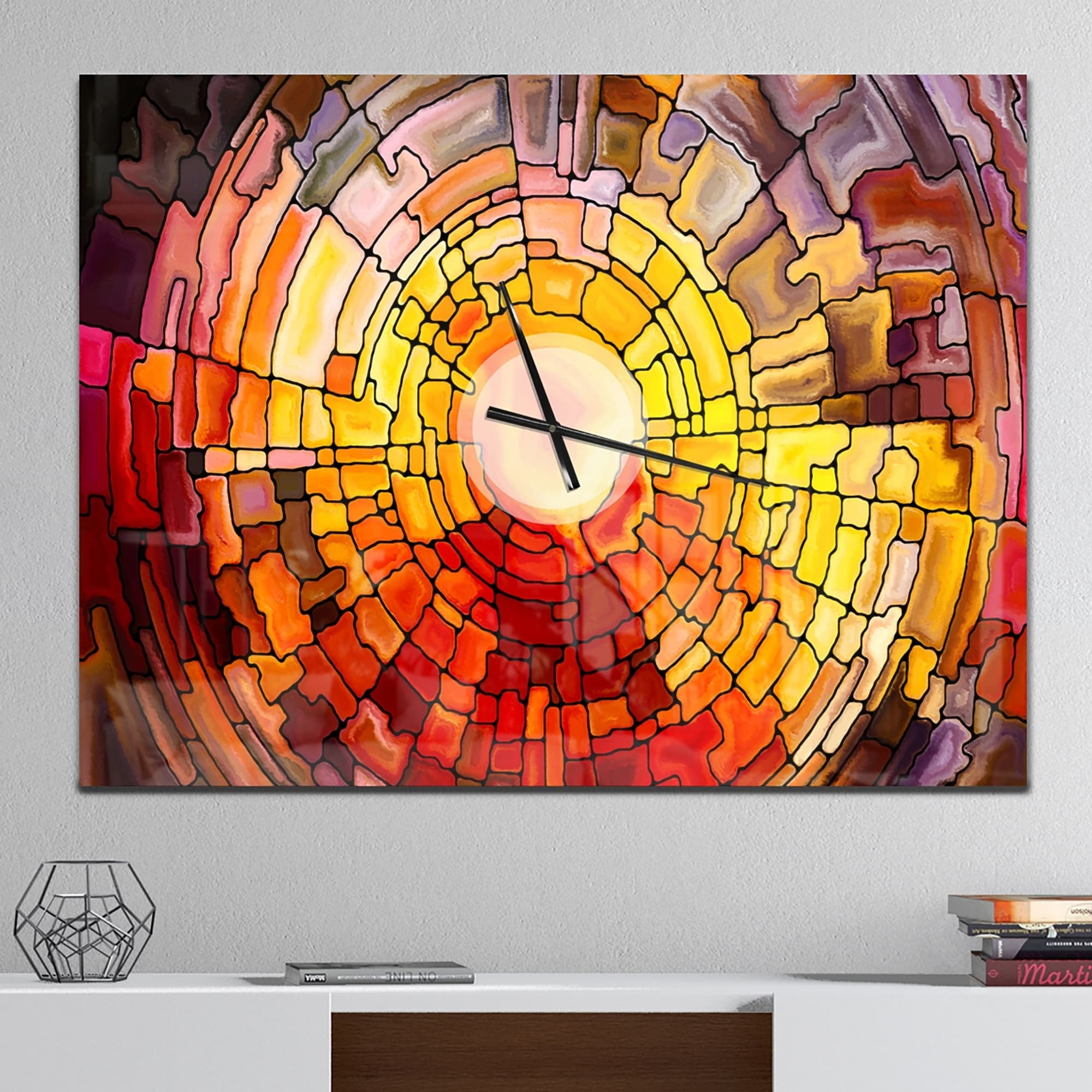 DESIGN ART Designart 'Return of Stained Glass' Oversized Modern Wall