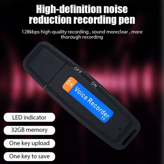 Record and Playback with Ease: The Compact USB Voice Recorder with Expandable Memory