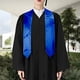 thumbnail image 1 of de graduación de color sólido, 68 pulgadas de largo, para sociedades de honor de escuelas secundarias universitarias , azul oscuro, 1 of 10