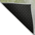 thumbnail image 4 of 8' X 10' Artichoke Green And Lime Green Abstract Washable Indoor Outdoor Area Rug, 4 of 5