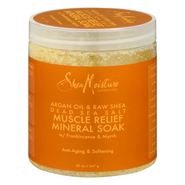 SheaMoisture Muscle Relief Mineral Soak Argan Oil & Raw Shea Dead Sea