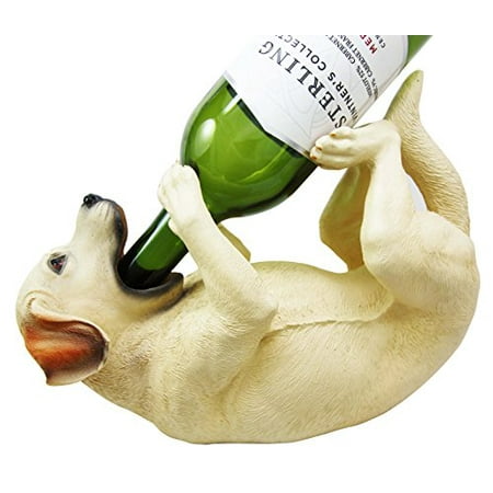 Black Labrador Retriever Figurine - Atlantic Collectibles Labrador Retriever Canine Dog 10.5