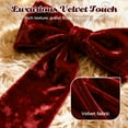 thumbnail image 5 of 7.2 FT Christmas Decorations Extra Large Christmas Tree Topper Bow Giant, Xmas Red Velvet Bow for Home Wreath Wall Holiday, Christmas Decorations Indoor Outdoor, 5 of 7