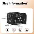 thumbnail image 5 of Daiia I Need More Space Pattern 4 slice Toaster Cover, Toaster Appliance Dust-proof Cover For Kitchen Small Appliance Dust Cover and Fingerprint Protection, 5 of 7