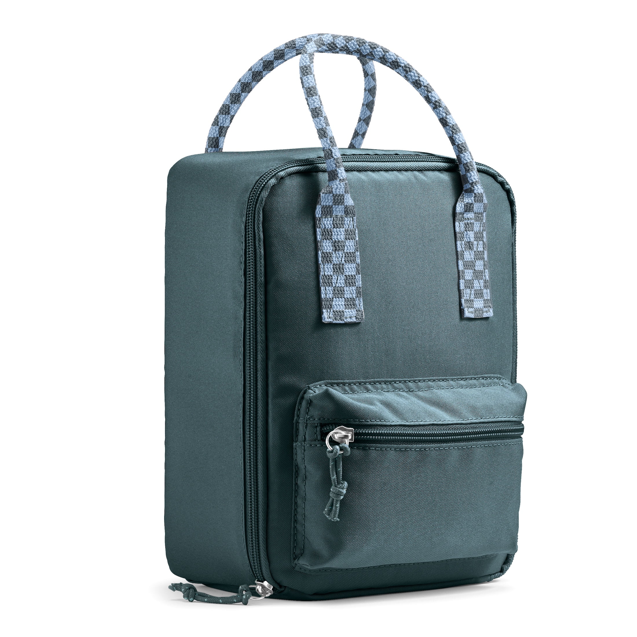 Fit & Fresh Connor Lunch Bag, Reusable Insulated Lunch Bag for Kids and Tweens, Lunch Box for School, Boulder Gray