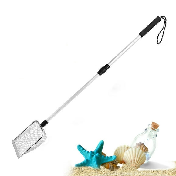 HUASHENG Tamis à Dents Tamis de Plage Pelle de Plage Tamis Utilisé pour la Cueillette, l'Entretien de la Plage et la Chasse aux Roches