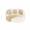 B, variant on Meal Plates,3-Compartments Compostable Plates,8.5 Inch Divided Food Plates for Canteen Appetizers,Desserts,Tastings & Parties