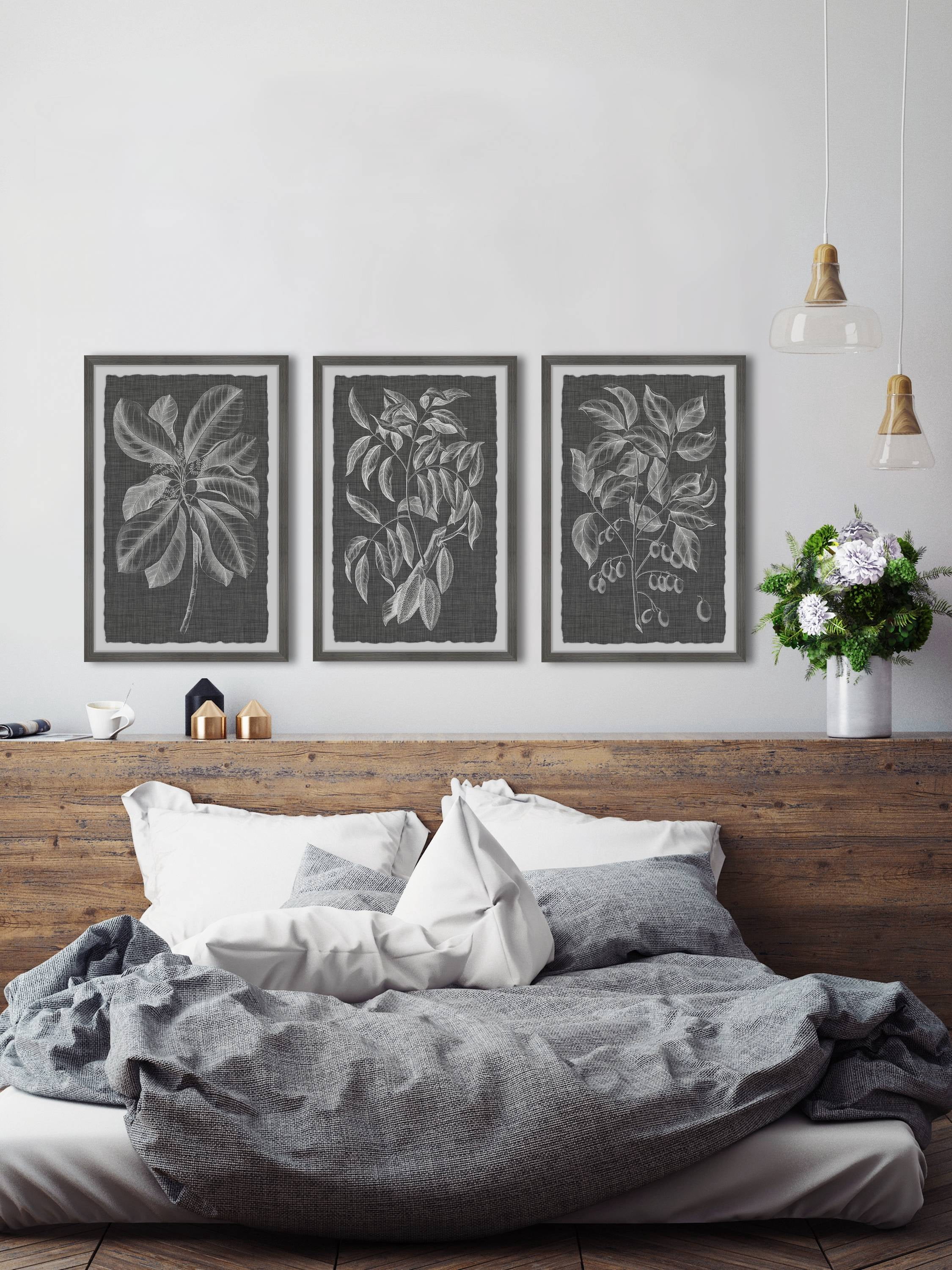 Marmont Hill Graphic Foliage VI Triptych