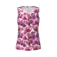 thumbnail image 4 of Lsque Orchids Flowers Printed Workout Tank Tops for Women, Athletic Sports Tank Tops, Compression Sleeveless Dry Fit Shirts,Sleeveless Yoga Shirt-XX-Large, 4 of 9