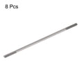 thumbnail image 3 of Uxcell Push Rod Connector Double End Threaded Rod 304 Stainless Steel for DIY RC Car,Boat,Car,M2x55mm,Pack of 8, 3 of 7