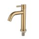 thumbnail image 1 of 2023 - Brass Bathroom Basin Mixer Tap, Single Lever Basin Faucet With Water Inlet Hose, Brushed Gold-D, 1 of 5