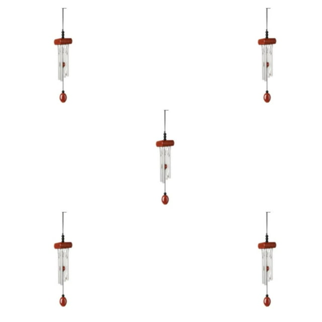mmirethe Multiple Styles And Colors Wind Chimes For Wide Application Unique Style Wind Chime Pendant red 5Set