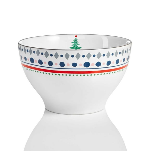 Home Essentials & Beyond Festive Tree Collection Borders Bowl