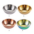 thumbnail image 2 of Platos de salsa de acero inoxidable placas de cocina de utensilios de cocina Bowls Hogar vajilla Tray accesorio para restaurante Elenxs HA059407-04, 2 of 7