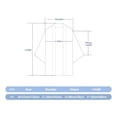 thumbnail image 7 of Men's Kimono Cardigan Jacket Japanese Style Japanese-style Samurai Print Seven Sleeves Open Front Coat, 7 of 7