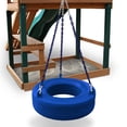 thumbnail image 2 of Gorilla Playsets Turbo Tire Swing for Swing Set with 360 Degree Swivel Mount and Chain, Blue, 2 of 7