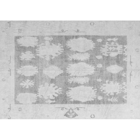 Ahgly Company Indoor Rectangle Oriental Gray Traditional Area Rugs, 2' x 3'