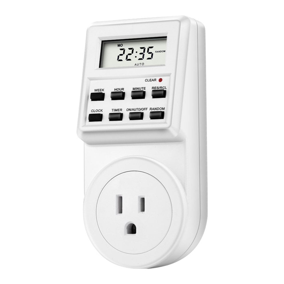 HEMU FASHION Digital Timer Switch Socket Outlet Plugin Time Control