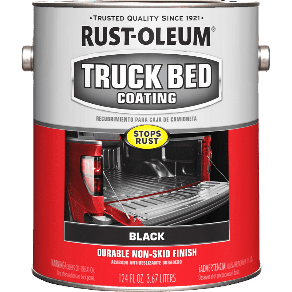 Black, RustOleum Automotive Truck Bed Coating, 1 Gal