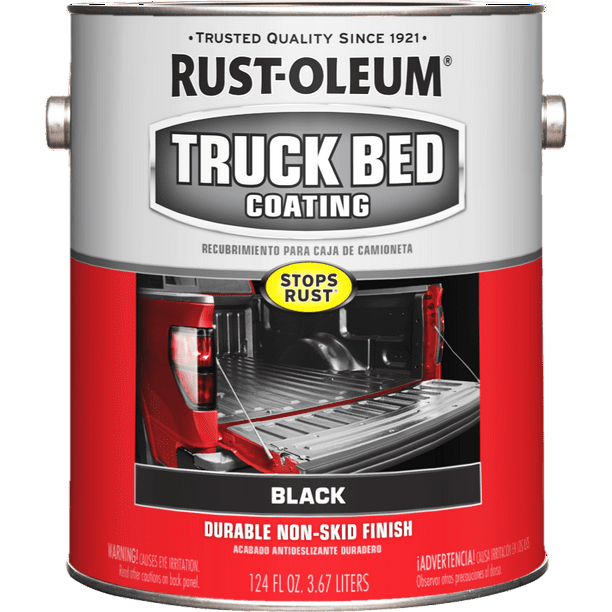 Black, RustOleum Automotive Truck Bed Coating, 1 Gal