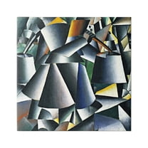 Stupell Industries Woman with Pails Kazimir Malevich Classic Abstract Painting Painting Gallery Wrapped Canvas Print Wall Art, Design by one1000paintings