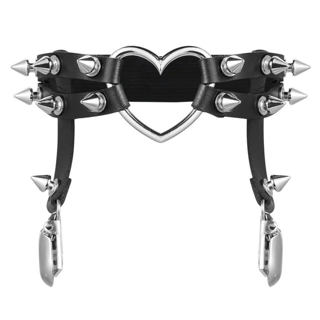 tamizeot Durable Garter Belt With Fine Stitching For Wide Application Stable Fixation Ring Garter Belt Party dark coffee 1Set