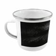 thumbnail image 2 of Black and White Steel Camping Mug, Bengal Tiger Lying in the Grass Africa Savannah Monochrome Image Print, Printed Thermal Cup for Camping and Outdoor Activities, by Ambesonne, 2 of 2