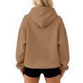 thumbnail image 4 of Garbnen Hoodies for Women Oversized Long Sleeve Women Sweatshirt Soft Fall Winter Loose Casual Trendy Womens Pullover Tops with Pocket XL, 4 of 6