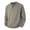 Khaki, variant on Fleece Lined Tops for Mens Fall Winter Casual Comfy Solid Color Half Zipper Thermal Pullover T-Shirt