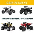 thumbnail image 2 of ATV Grips APPYU 78 de goma blanda para Polaris 4 Wheeler (rojo), 2 of 7