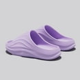 thumbnail image 5 of jiaxiM Womens House Slippers Non Slides Women Cushioned Open Toe Rubber Sole Walking Sandals Summer Beach Vacation Travel Casual Daily Slides, 5 of 8