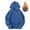 Blue, variant on Chiccall Women's Cute Kitty Ear Hoodies Fuzzy Fleece Warm Hooded Sweatshirts Warm Thickened Solid Color Casual Oversized Sleepwear Fall Winter Pullover Pajama Tops with Pocket