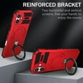 thumbnail image 3 of for iPhone 16 Plus Armor Case Stand, [Compatible with MagSafe] Military Grade Drop Protection Rugged Shockproof Grip Hard Heavy Duty Bumper Car Magnetic Cover For iPhone 16 Plus, Red, 3 of 10