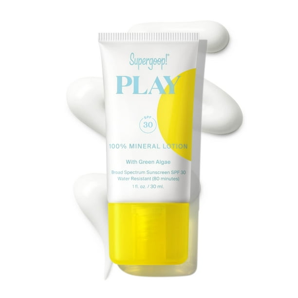 Protector solar Supergoop! Loción 100% mineral PLAY, SPF 30, 30 ml