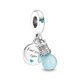 thumbnail image 1 of Plata de Ley 925, café, vino tinto, fabricante de copas de café, abalorio de champán, compatible con pulsera Pandora Original, joyería DIY para mujer Dengxun unisex, 1 of 2