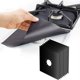 thumbnail image 5 of Protectores reutilizables para estufas de gas, protección para estufas y quemadores de gas, cubierta para placa de cocina a gas, protector de pantalla usado, 4 Uds. (negro), 5 of 5