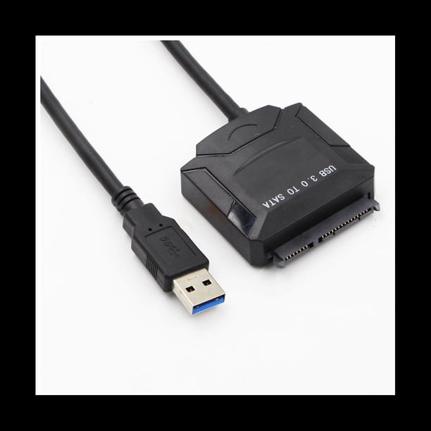 Cable Adaptador SATA USB 3.0 una Convertidor Sata Unidad de Disco Duro de 2,5/3,5 Pulgadas para HDD SSD USB3.0 una Cable Sata, Sin Enchufe
