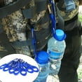 thumbnail image 6 of Water Bottle Holder Clip Hook Carrier with Carabiner attachment Key Ring, Water Bottle Buckle,Portable Fits Any Disposable Water Bottles for Bike Camping Hiking Traveling, 6 of 8