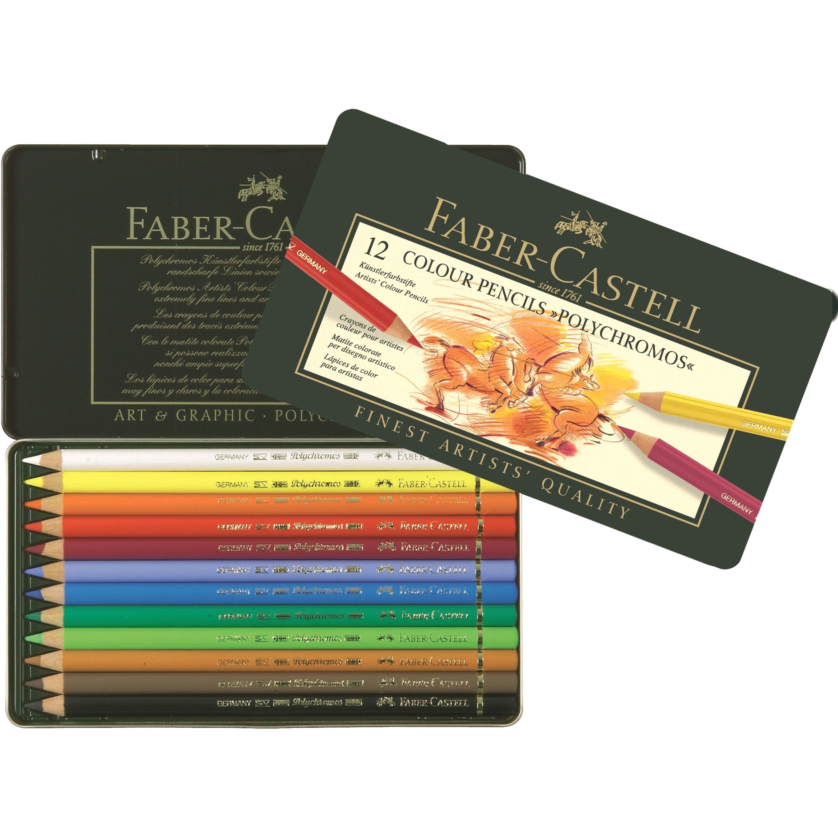 Faber-Castell Polychromos Artists' Colored Pencils for Adults