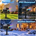 thumbnail image 6 of Morfone Halloween Projector Lights, 2 in 1 Waterproof Holiday Projector Lights with Remote, Halloween Decorations Lighting for Outside Home Party House Decor, 6 of 11