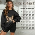 thumbnail image 6 of HELLHERO Corgi Print Pullover Tops for Women Long Sleeve Crewneck Sweatshirt Fall Winter Oversized Sweatshirt Fashion Clothes Size XL, 6 of 7