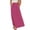 Hot Pink, variant on YTCAMLO A Line Womens Tiered Skirts Summer Casual Long Skirts Elastic Waist Pleated Skirts with Pockets Lightweight Eyelet Maxi Skirt, Black S