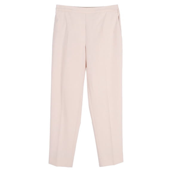 Pre-Owned Maison Margiela Straight Leg Trousers in Pastel Pink Polyester