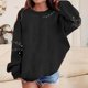 thumbnail image 1 of Blusas y camisas de manga larga con cuello redondo para niños Estampados navideños de manga larga Casual Suelto Forro polar para mayor calidez Sudadera con capucha de manga larga con cuello redondo pa, 1 of 6